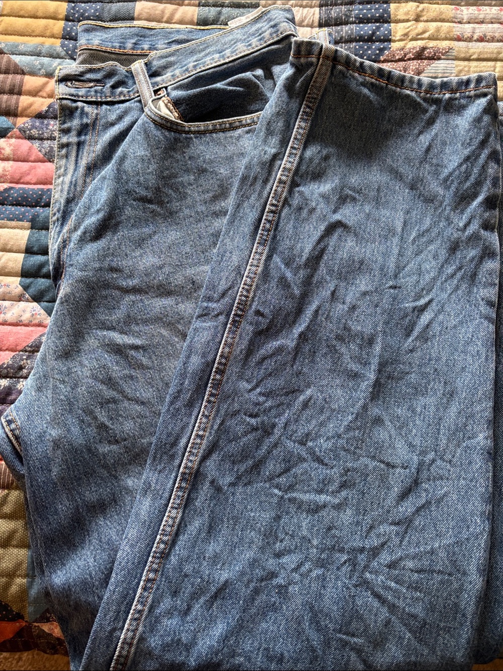 Levi's Men's Relaxed Fit Blue Denim Jeans